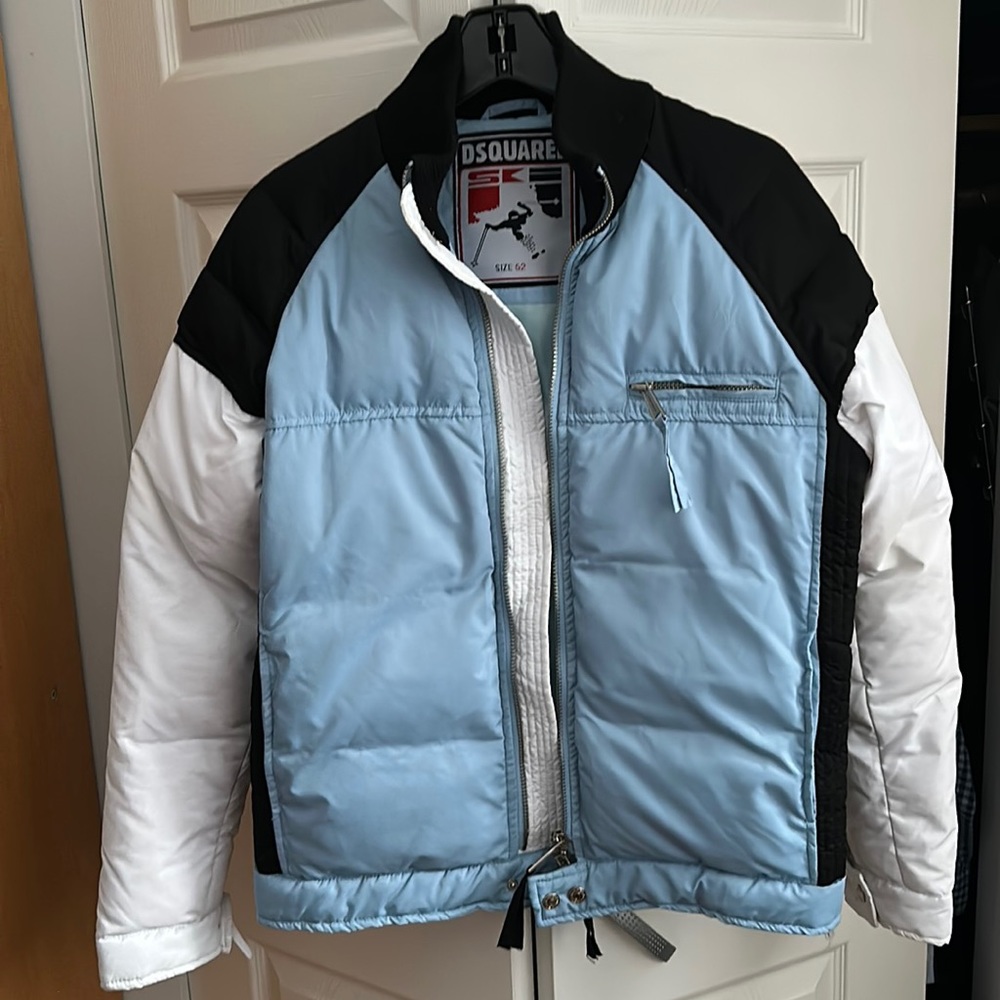 Dsquared2 Men’s Colorblock Down Puffer Jacket Size EU 52 ( US L)